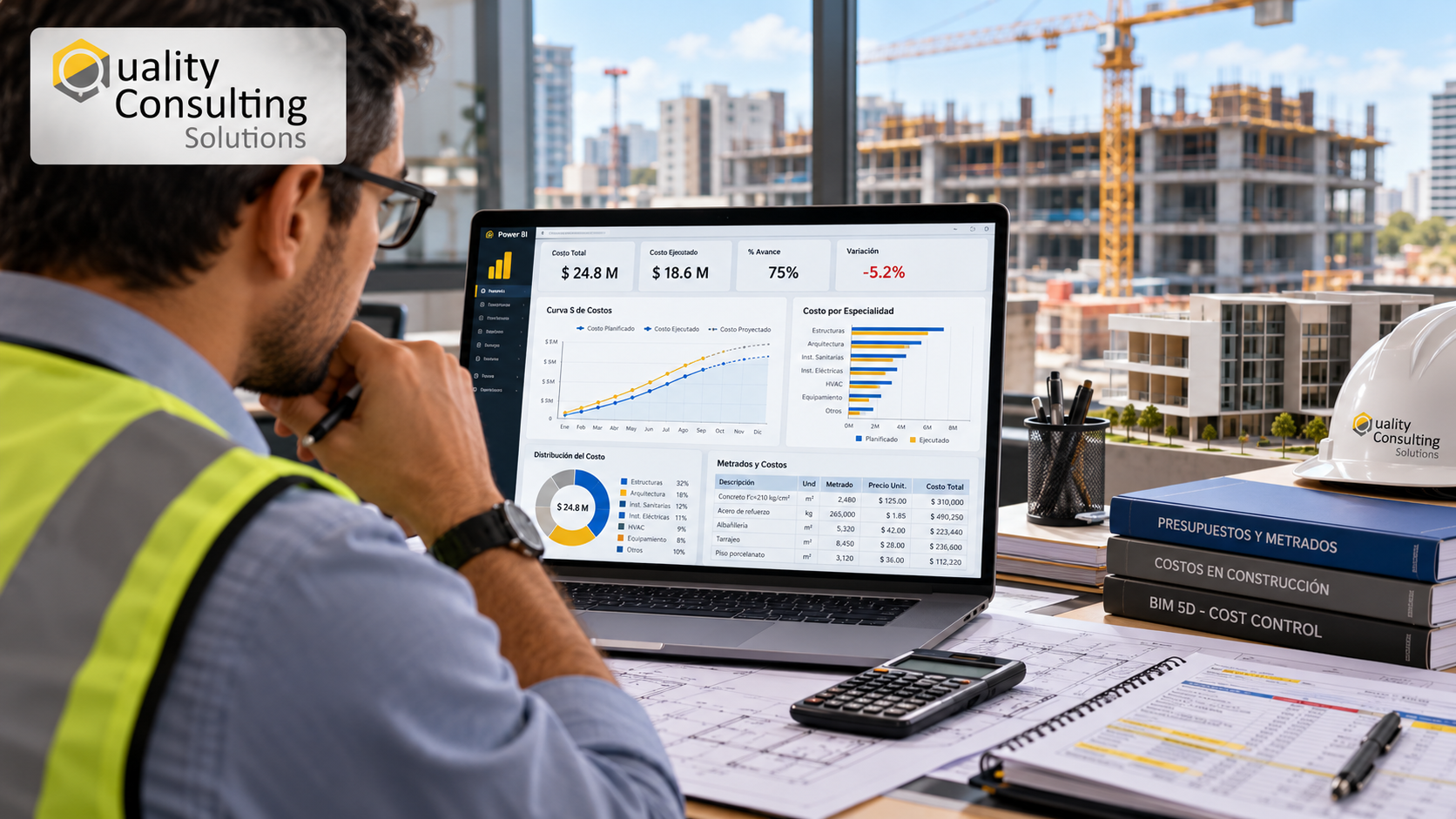 COSTOS EN EDIFICACIONES CON POWER BI